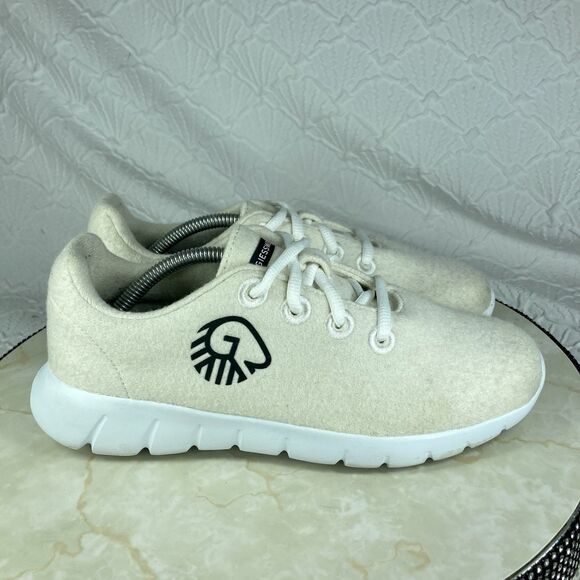 Giesswein Shoes - Giesswein Merino Wool Runners Sneakers Women 38 Beige Walking Comfy Casual Shoes